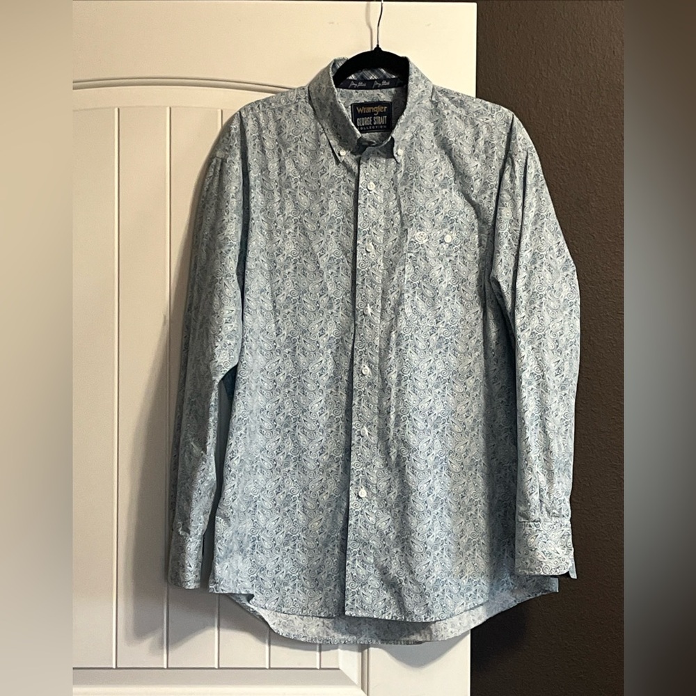 Wrangler George Strait Collection SZ Large Looks Never Worn PAISLEYS Western